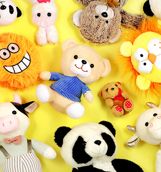 Claw machine prizes.