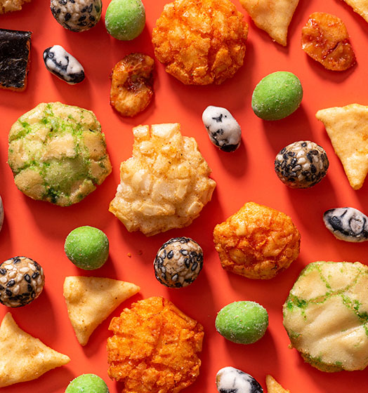 Japanese snacks.